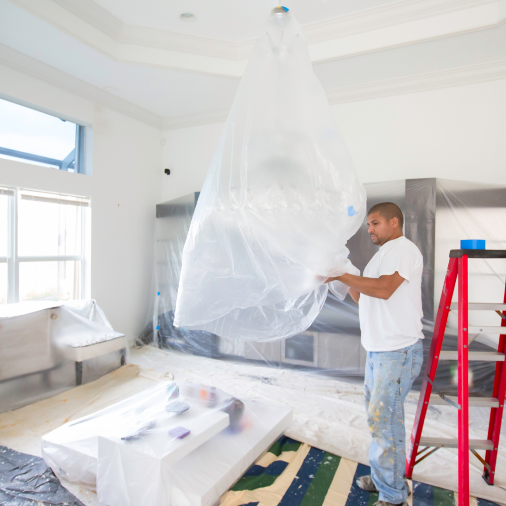 how to prepare house for painting